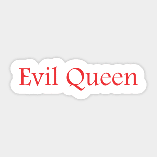 Evil Queen Sticker